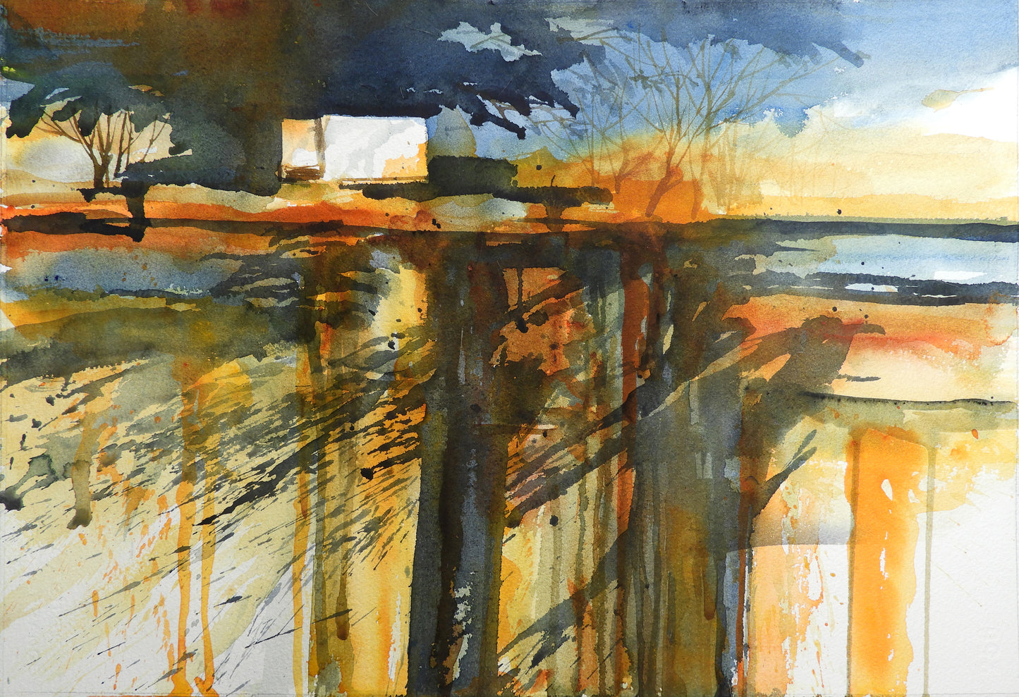 "Afternoon Glow" Giclee Print - 11"x14"