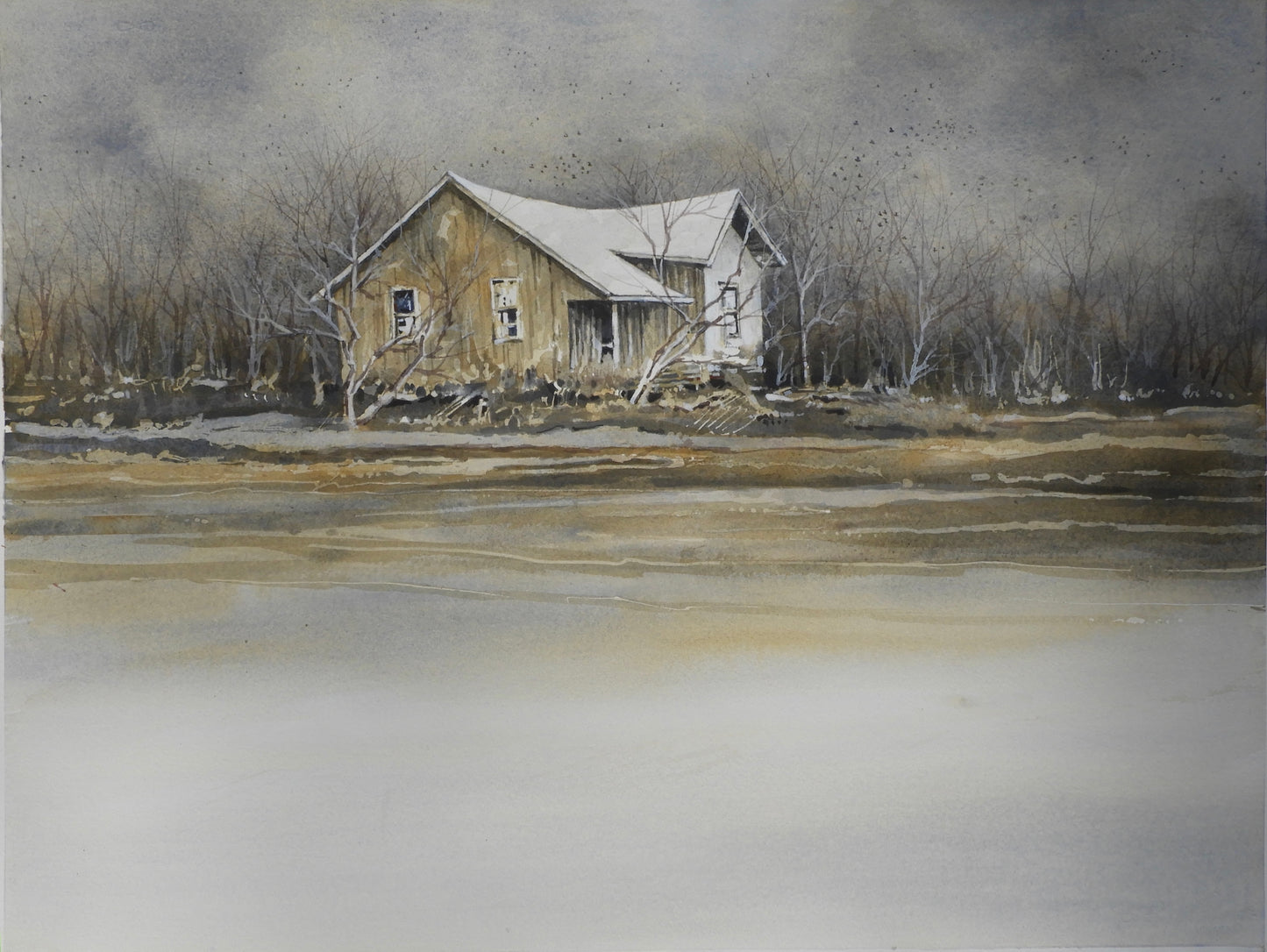 "PLEASANT RAIN" 11'x14" Giclee Print