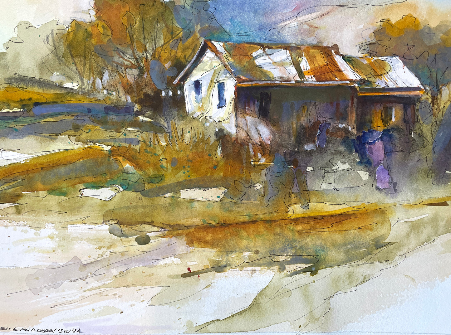 "Touch Of Lavendar" Giclee Print - 11"x14"