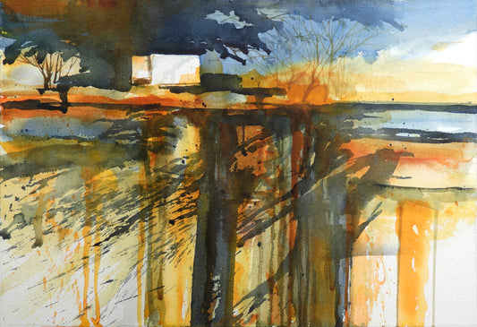 "Afternoon Glow" Giclee Print  -  11"x14"