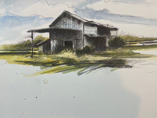 "Hammette Road Gin" Giclee Print  -  11"x14"
